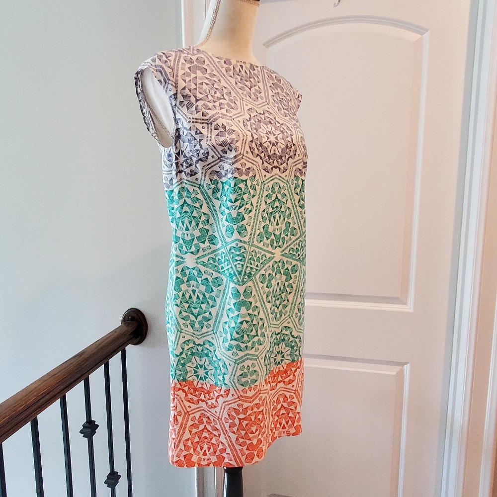 NEW Shift  Block Pattern Dress - Picture 2 of 7